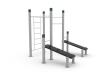 Denfit Wall - 3 Pull Up Bars